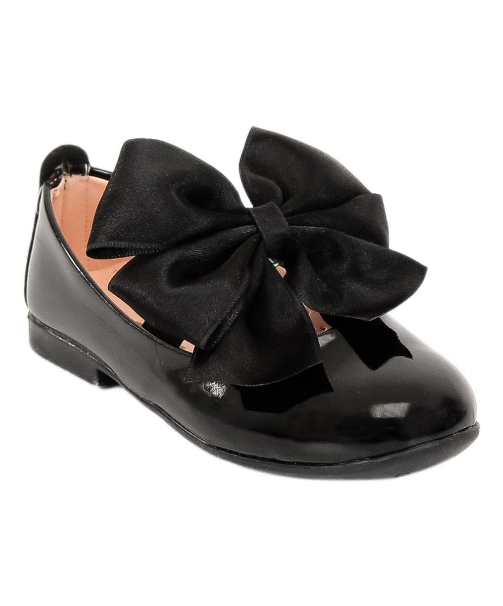 Chaussures Mary Jane Plates Vernies pour Filles - ELENA - Noir