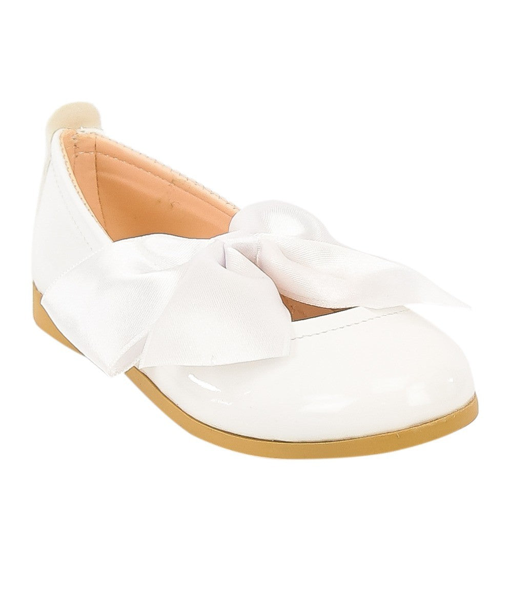 Chaussures Mary Jane Plates Vernies Blanches pour Filles - ELENA - Blanc