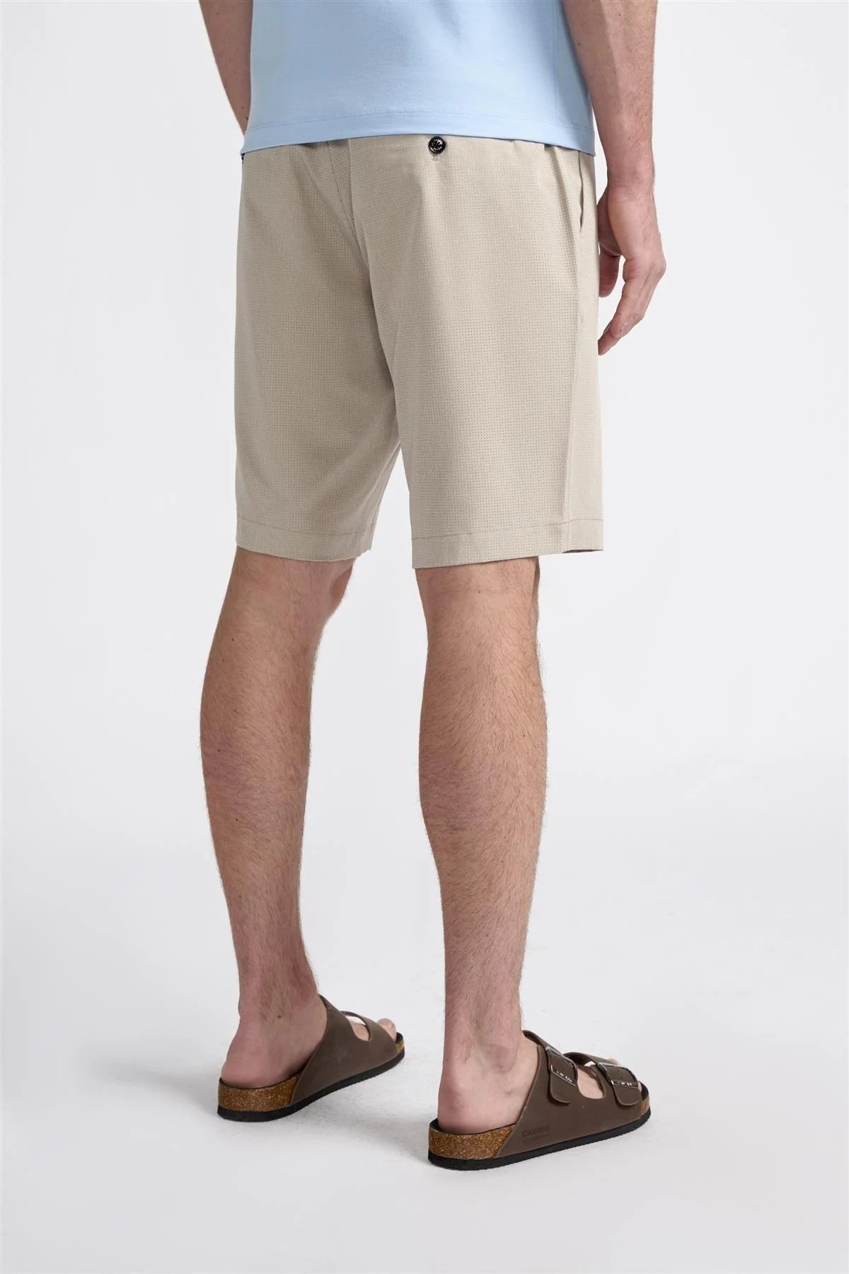 Herren Sommer Essentials Strukturierte Shorts – DENVER - Schiefer