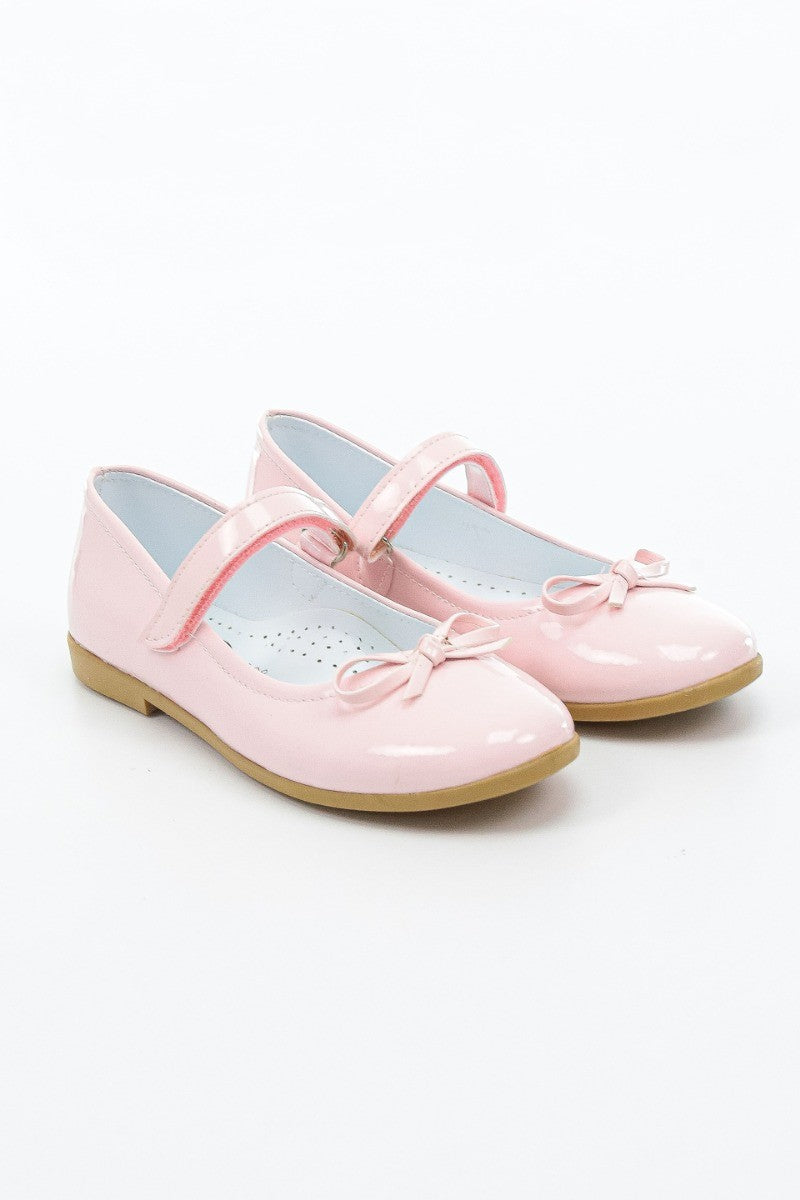 Chaussures Mary Jane Plates pour Filles - ANNA - Rose