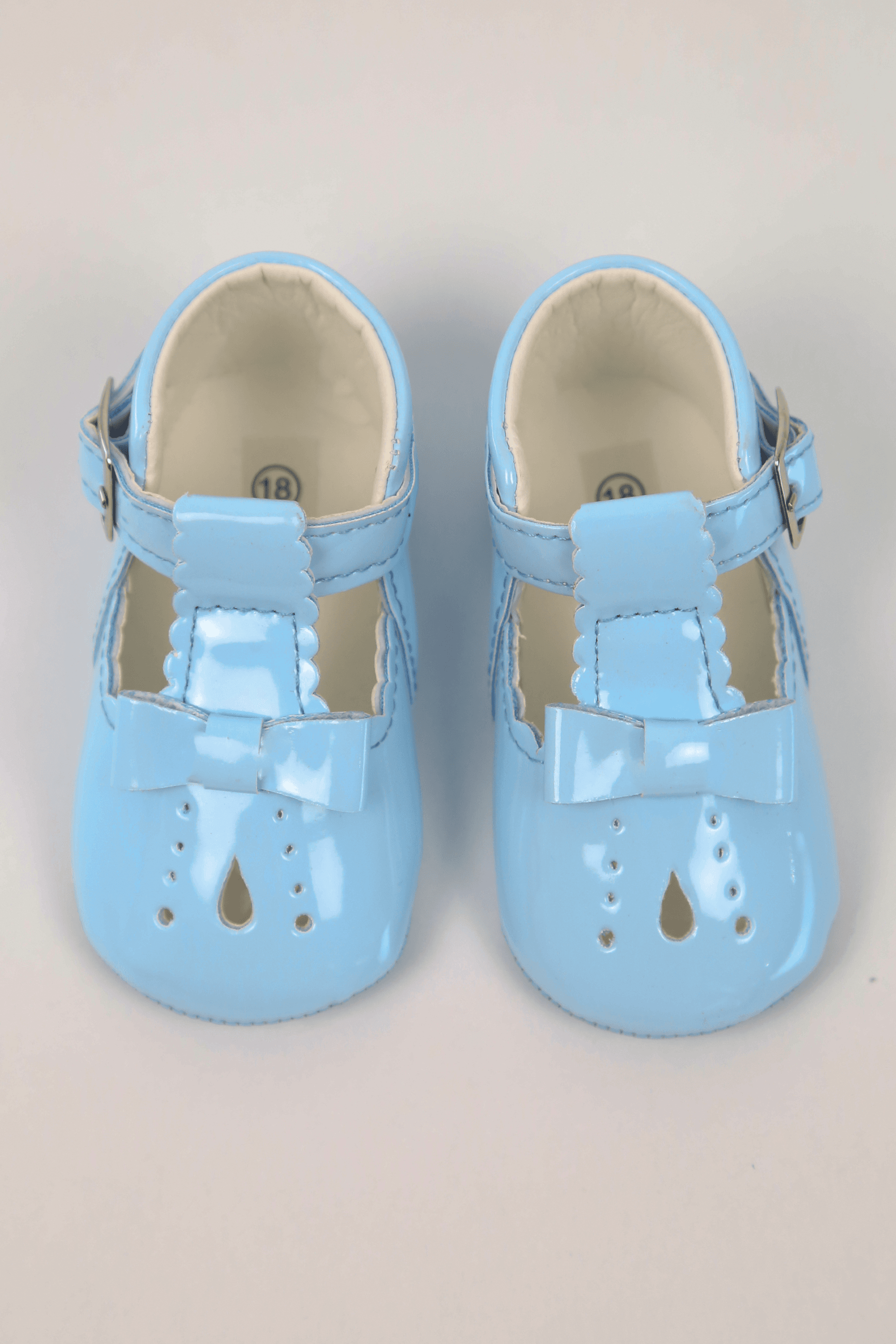 Unisex Baby Lackschuhe - HARPER - Blau