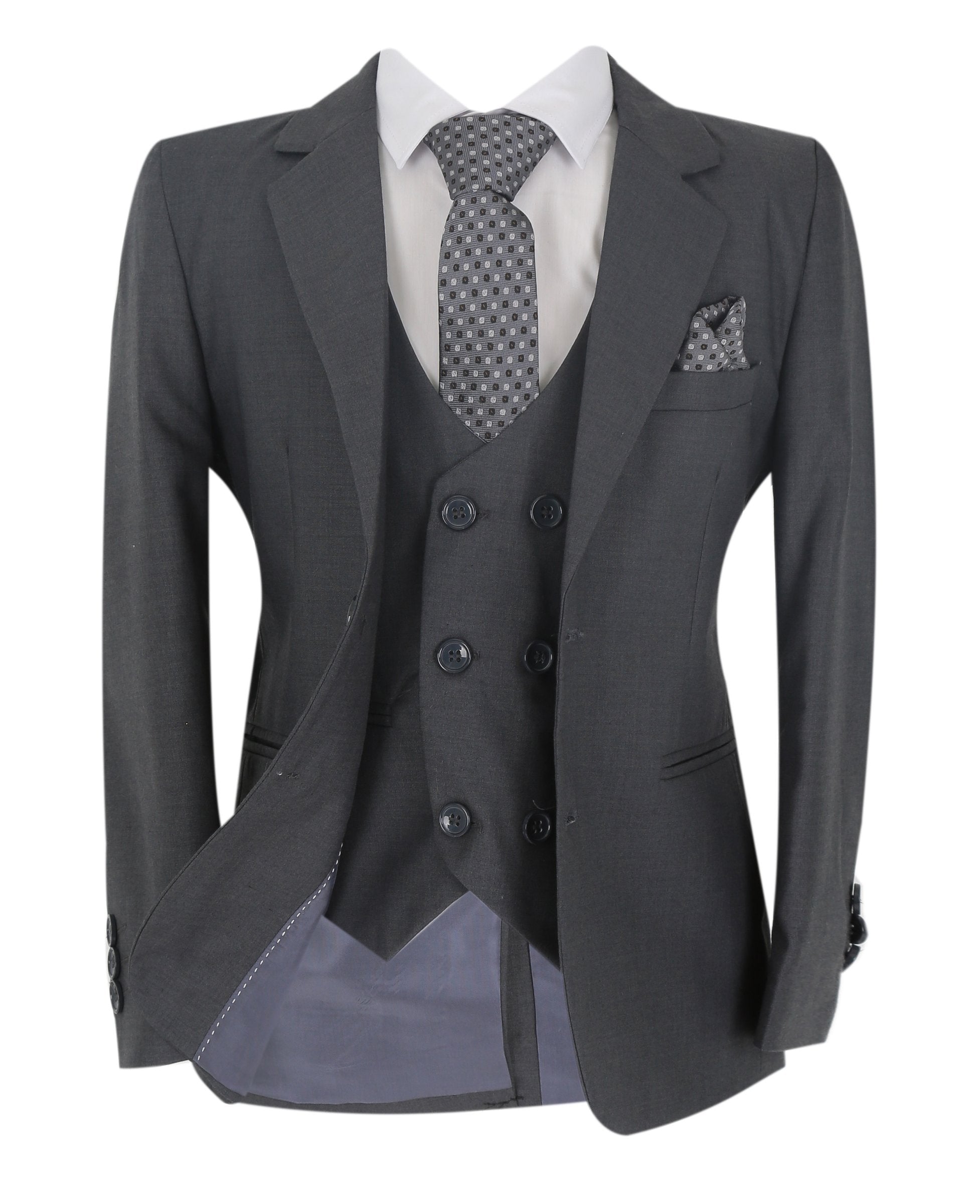 Ensemble Costume 7 Pièces Slim Fit pour Garçons - DAVID D.GREY