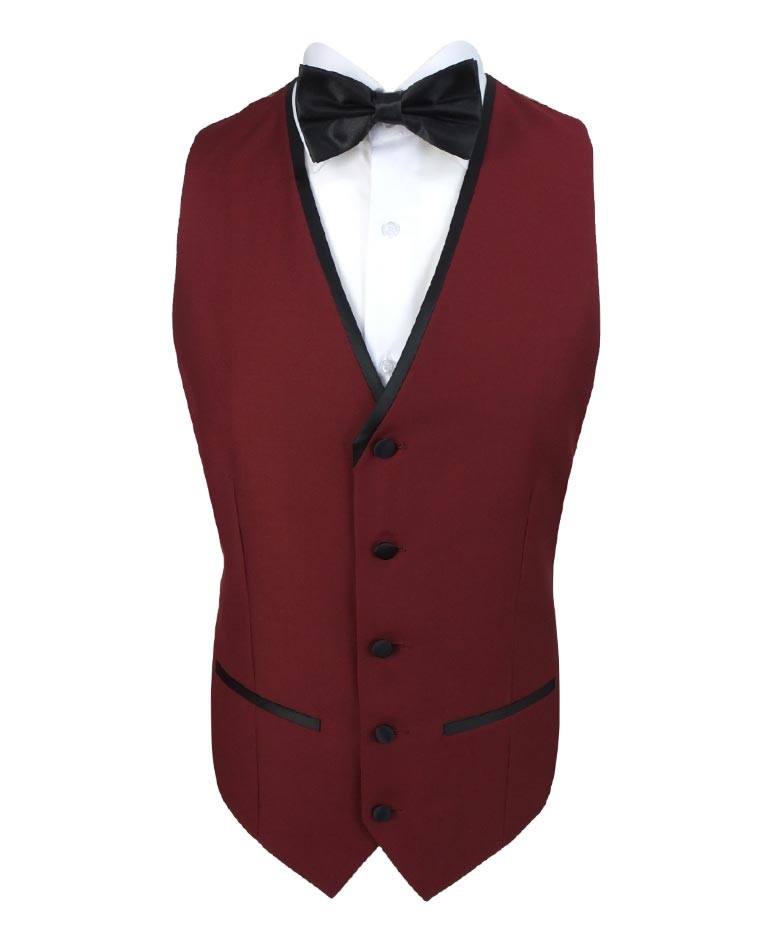 Costume de dîner en smoking bourgogne pour hommes - REGENT - Bourgogne