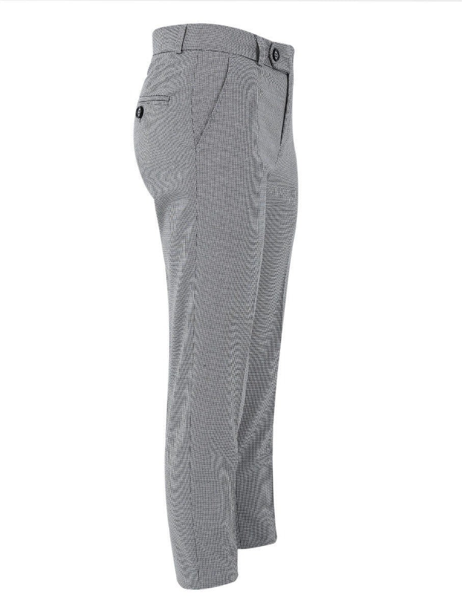 Costume Slim Fit à Carreaux Rétro pour Garçons - Gris