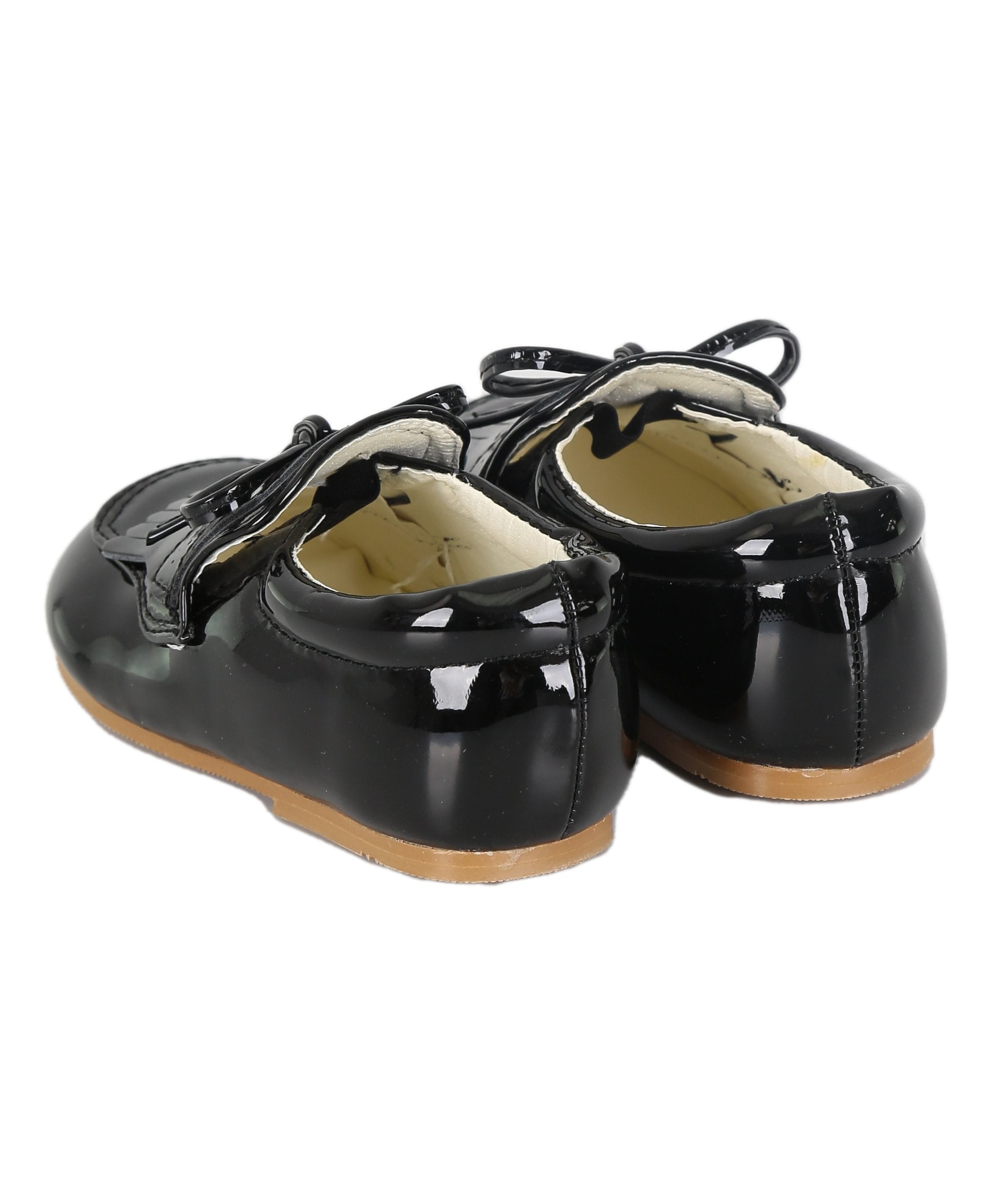 Mocassins Vernis Pré-Marchants pour Garçons - ADAM - Noir