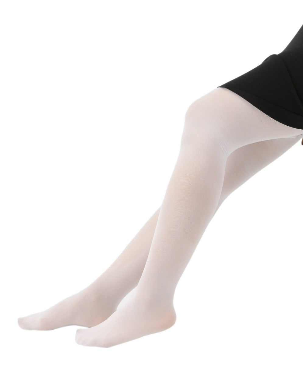 Collants Pieds Doux pour Filles - MYCRO50 - Blanc