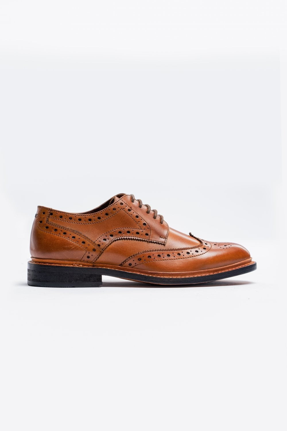 Chaussures Richelieu à Bout Rond pour Homme - MERTON - Brun Beige