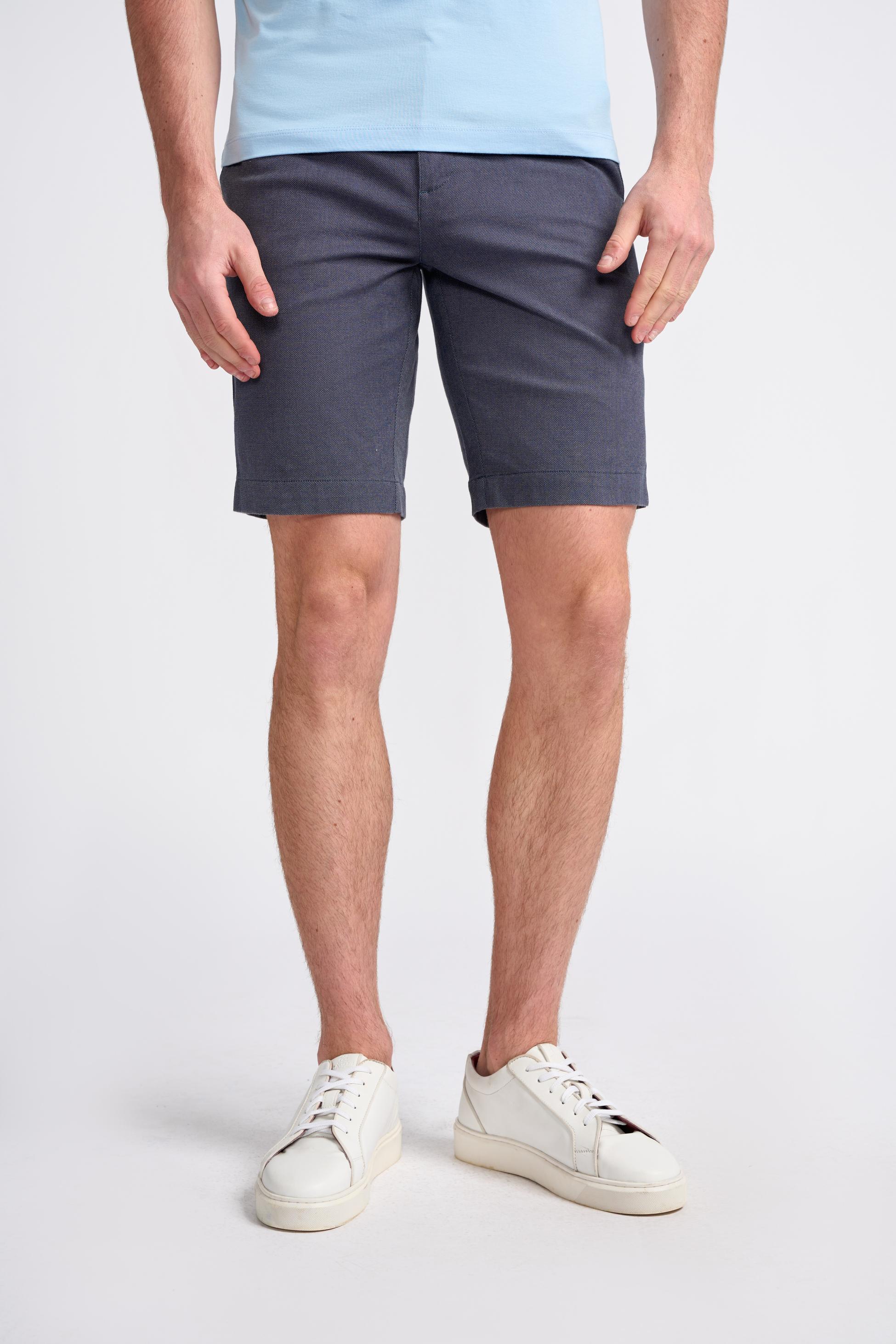 Herren Marine Köper Dakota Chino Shorts - STORM - Marineblau