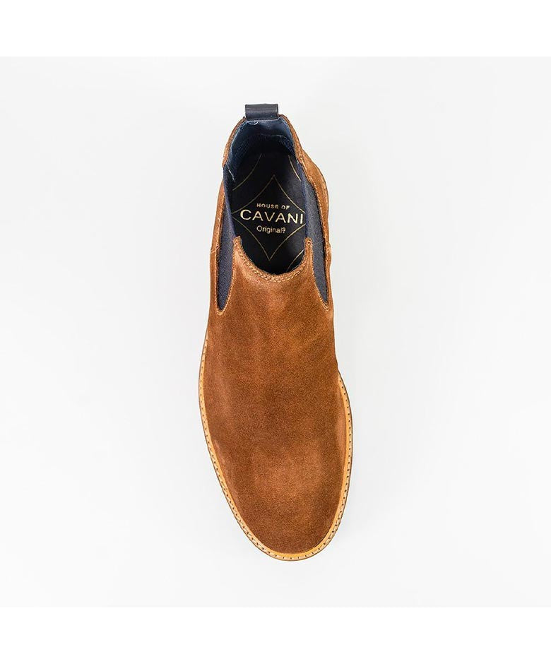 Herren Slip-On Chelsea Boots - ARIZONA - Cognacbraun