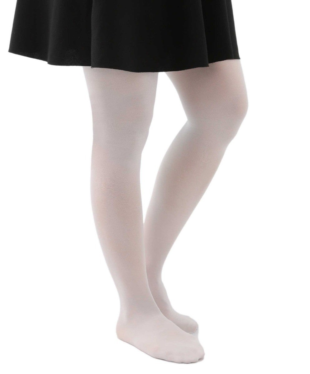 Collants Pieds Doux pour Filles - MYCRO50 - Blanc