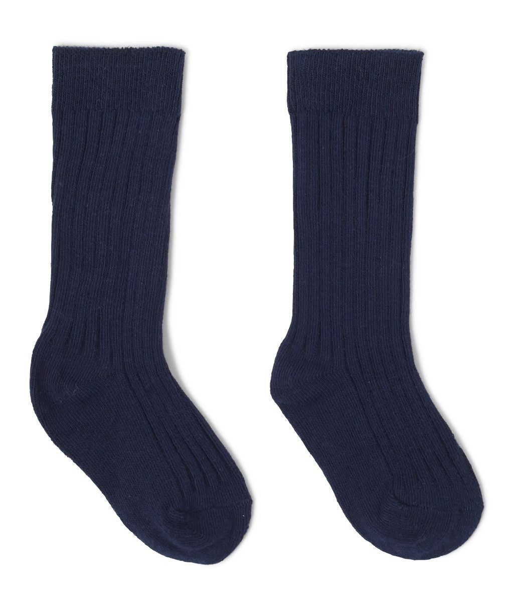 Jungen Alltagstaugliche Rippensocken - ETHAN - Navyblau