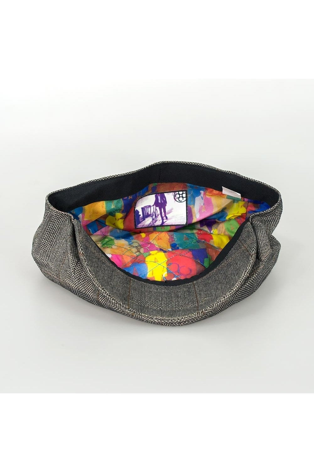 Casquette en laine tweed Baker Boy pour hommes - CONNAL