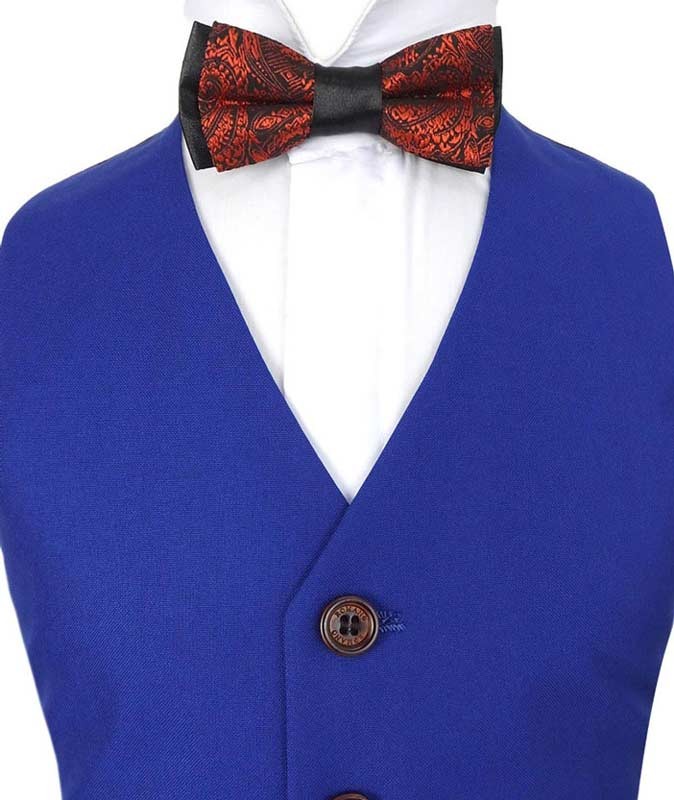 Costume Bleu Royal Slim Fit pour Garçons - Bleu Royal