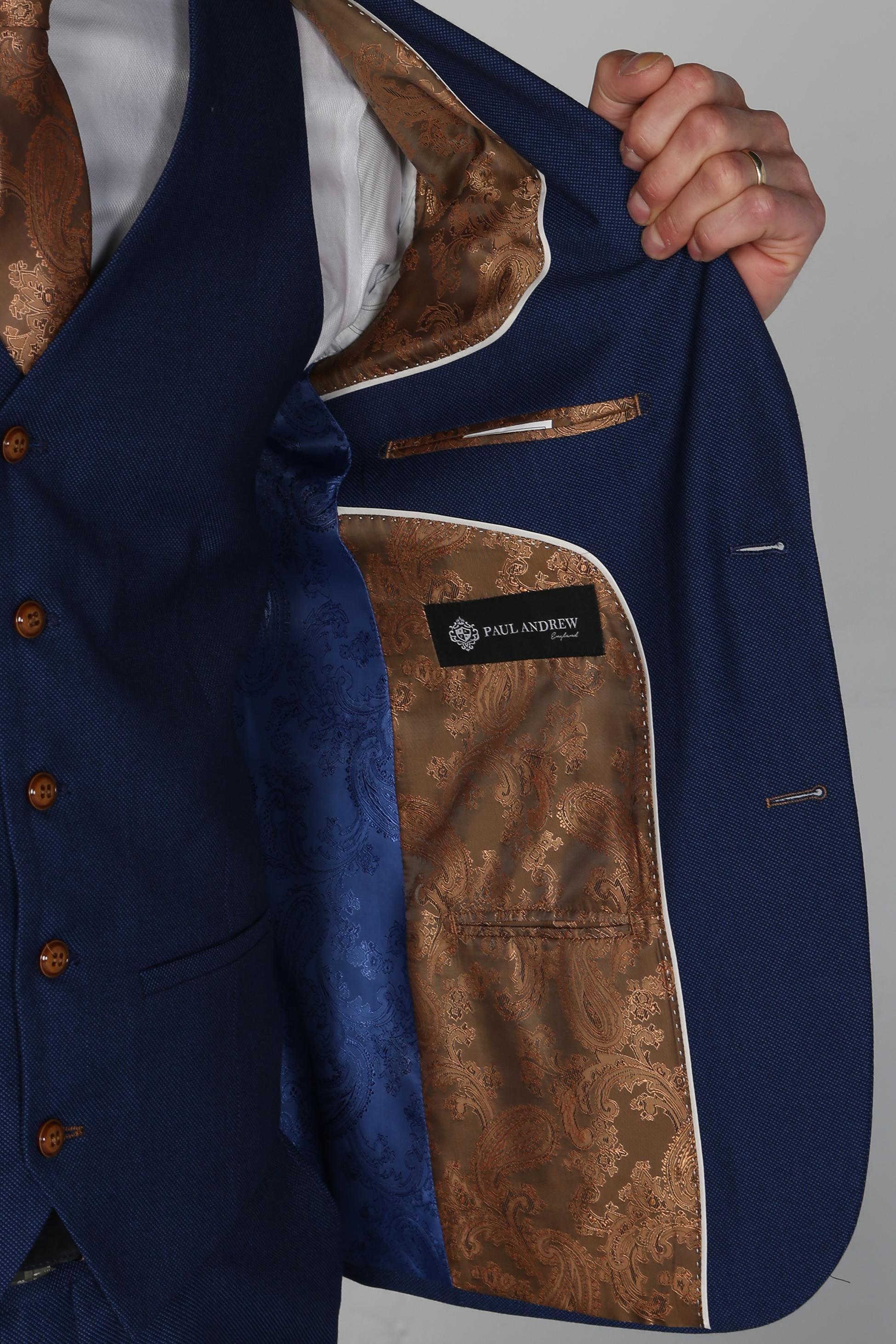 Herren Maßgeschneiderter Blauer Anzug - MAYFAIR - Royalblau