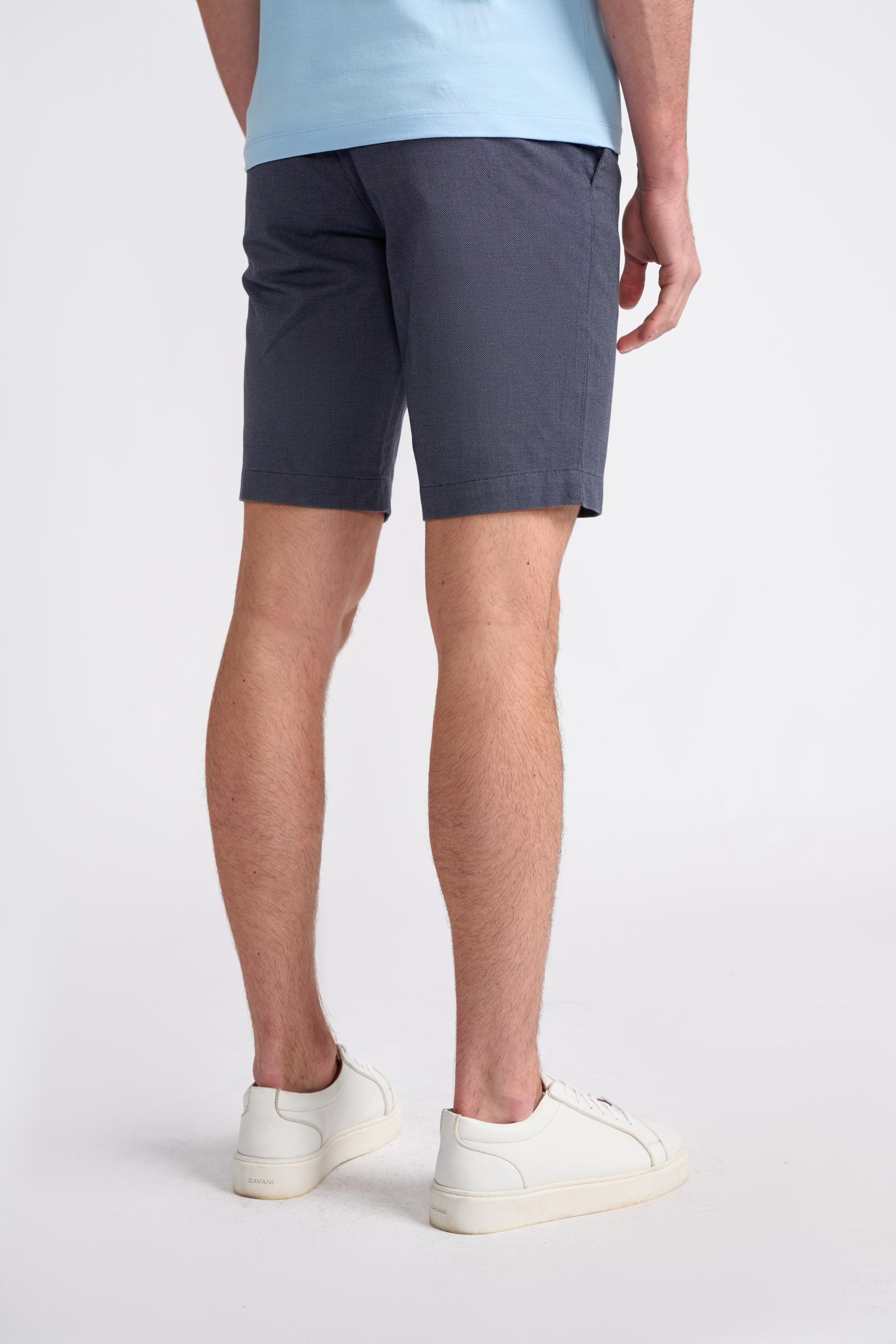 Herren Marine Köper Dakota Chino Shorts - STORM - Marineblau