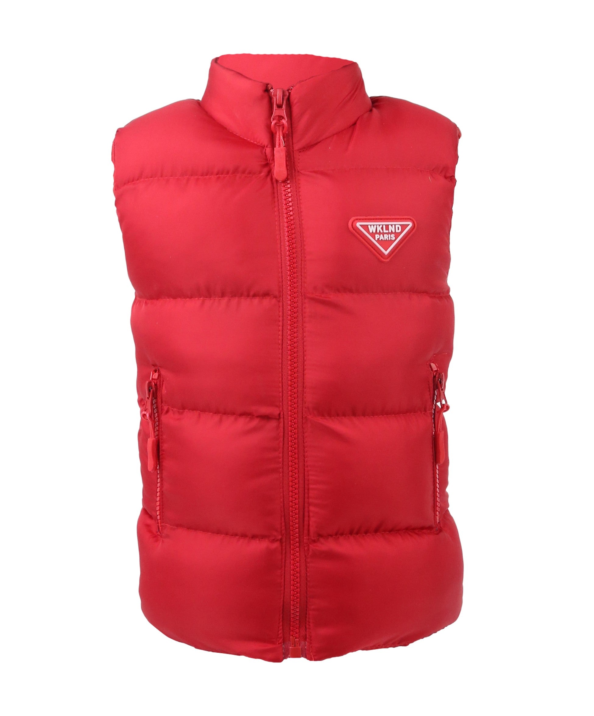 Gilet Sans Manches Matelassé pour Filles - Rouge