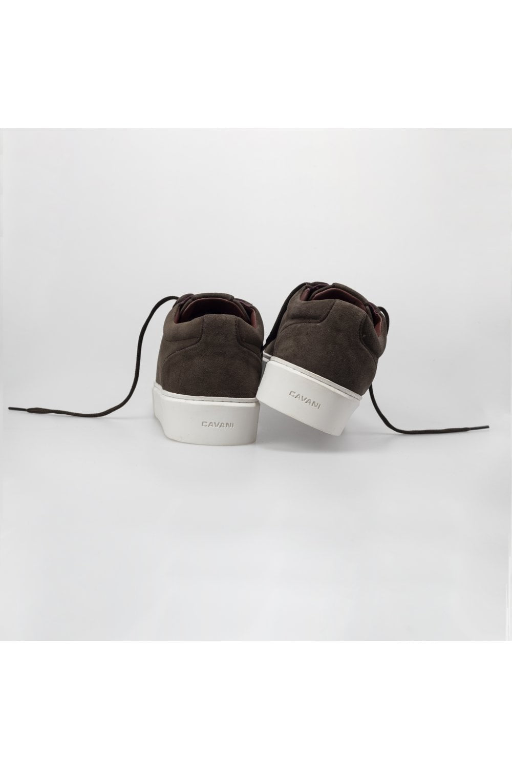 Sneakers à Lacets à Semelle Épaisse pour Homme - Brun Café