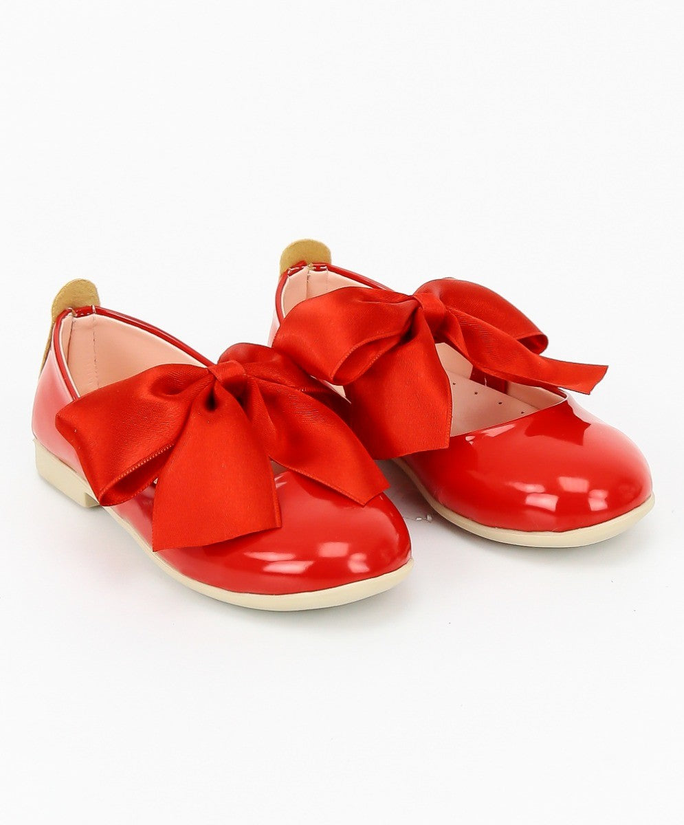 Chaussures Mary Jane Plates Vernies pour Filles - ELENA - Rouge