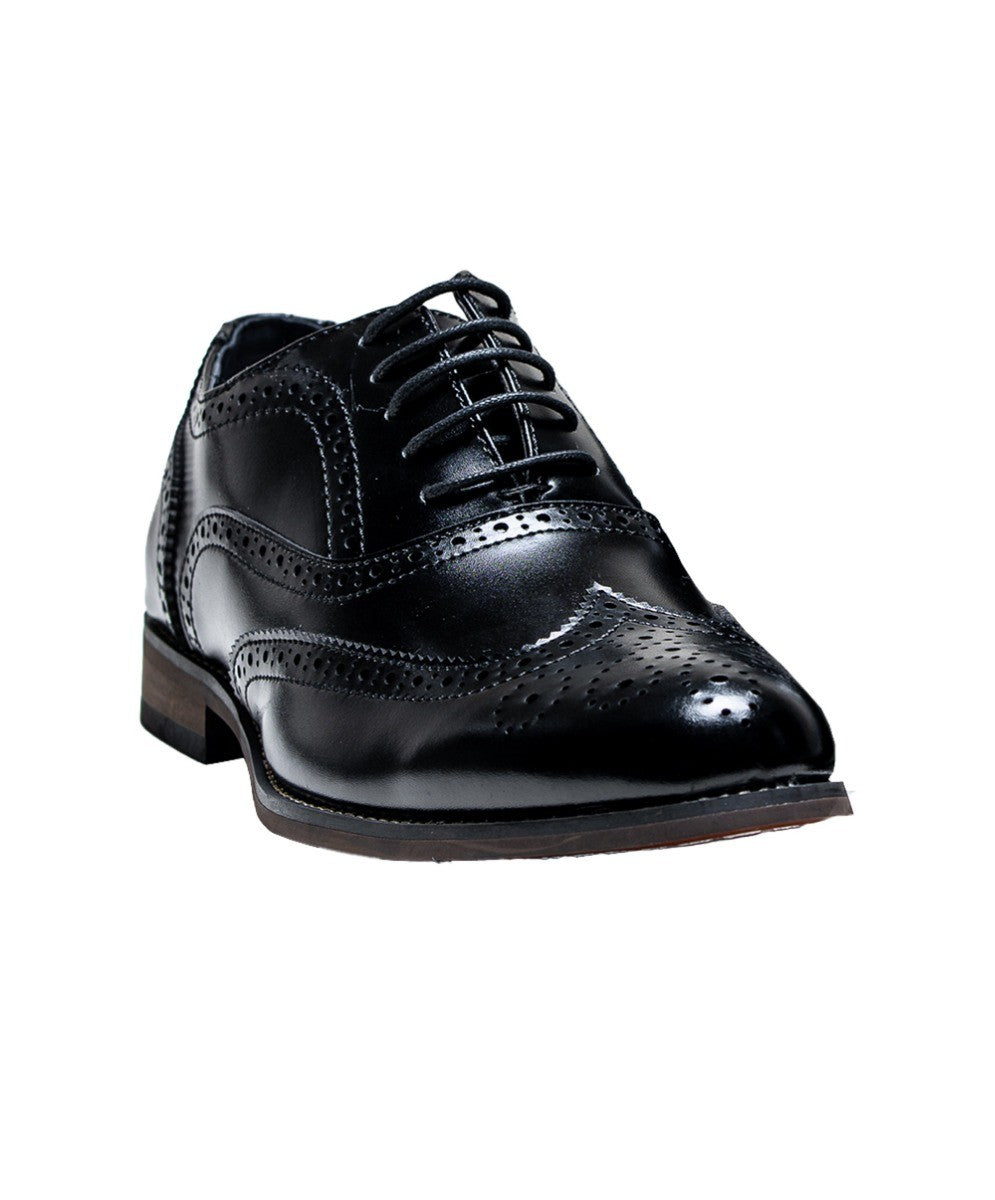 Chaussures brogue Oxford pour hommes - CLARK - Noir