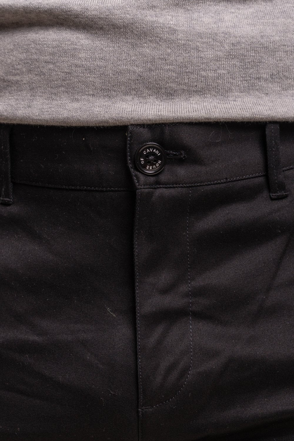 Pantalons chino en coton pour hommes - DAKOTA - Noir