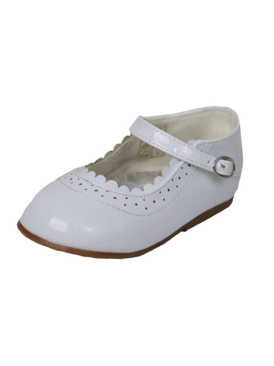 Chaussures Mary Jane Vernies pour Filles - Blanc