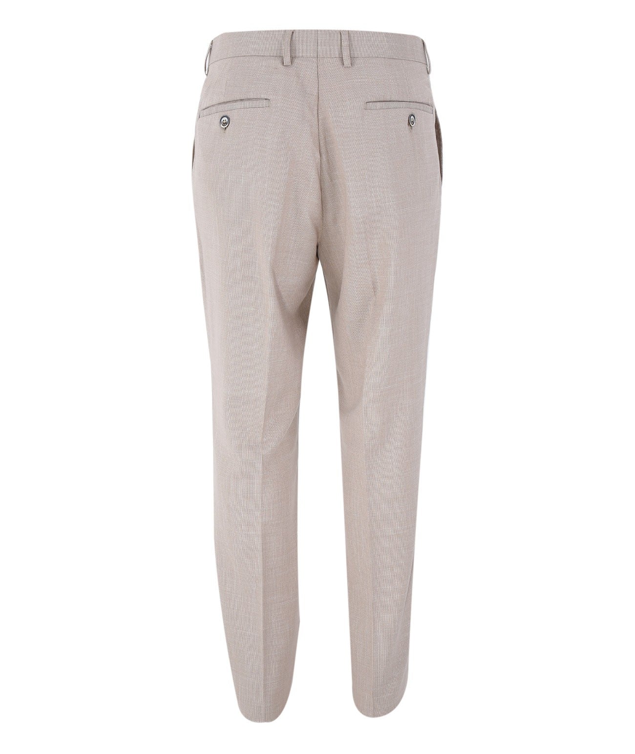 Men's Linen Formal Trousers- SANDOM Beige - Beige