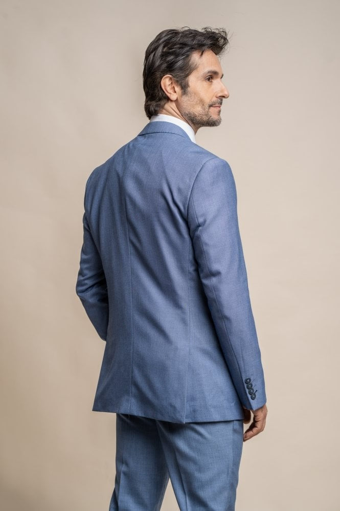 Herren Slim Fit Anzug - BLUE JAY - Jay Blau