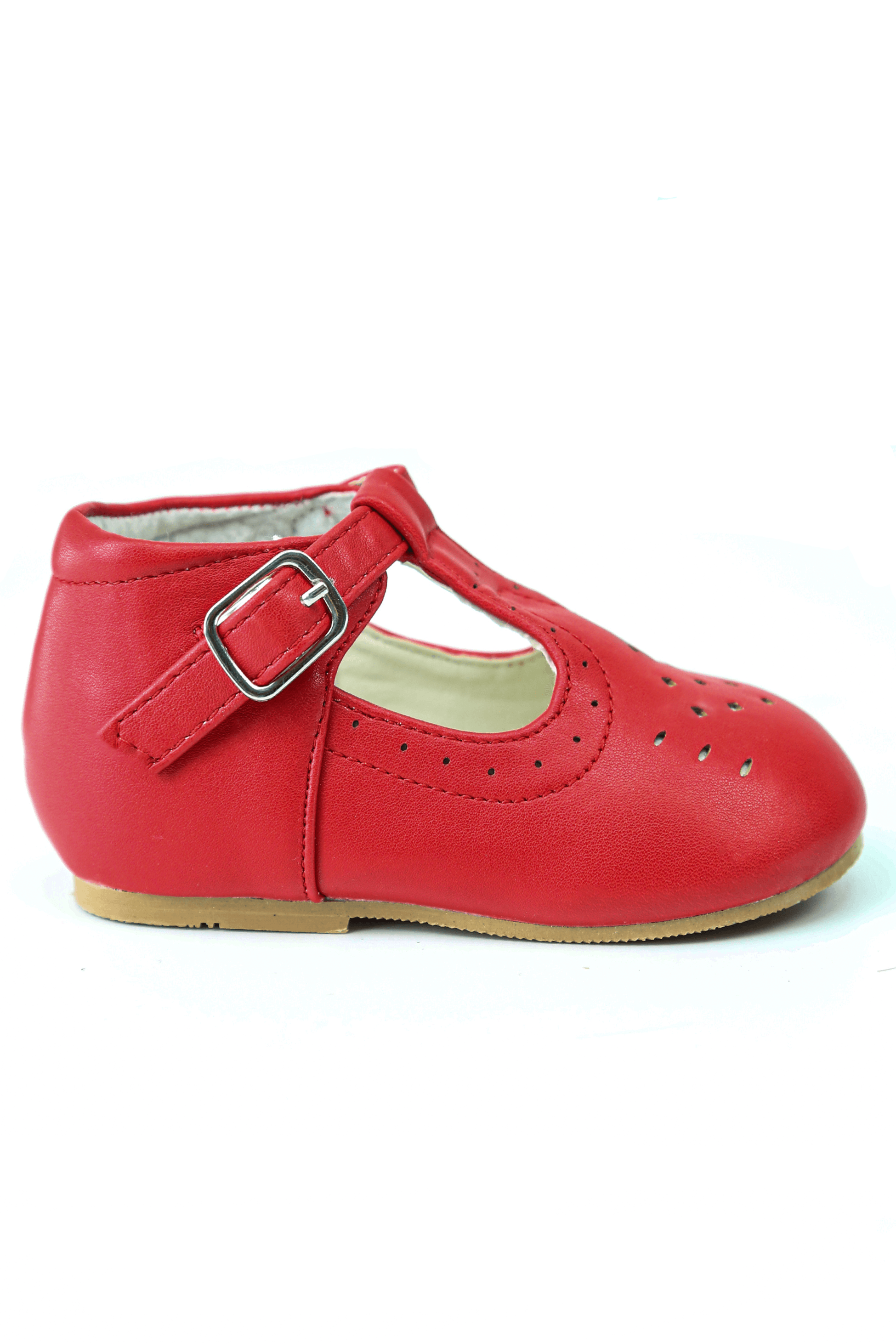 Kinder Unisex Schnallen Mary Jane Schuhe - AARON - Rot