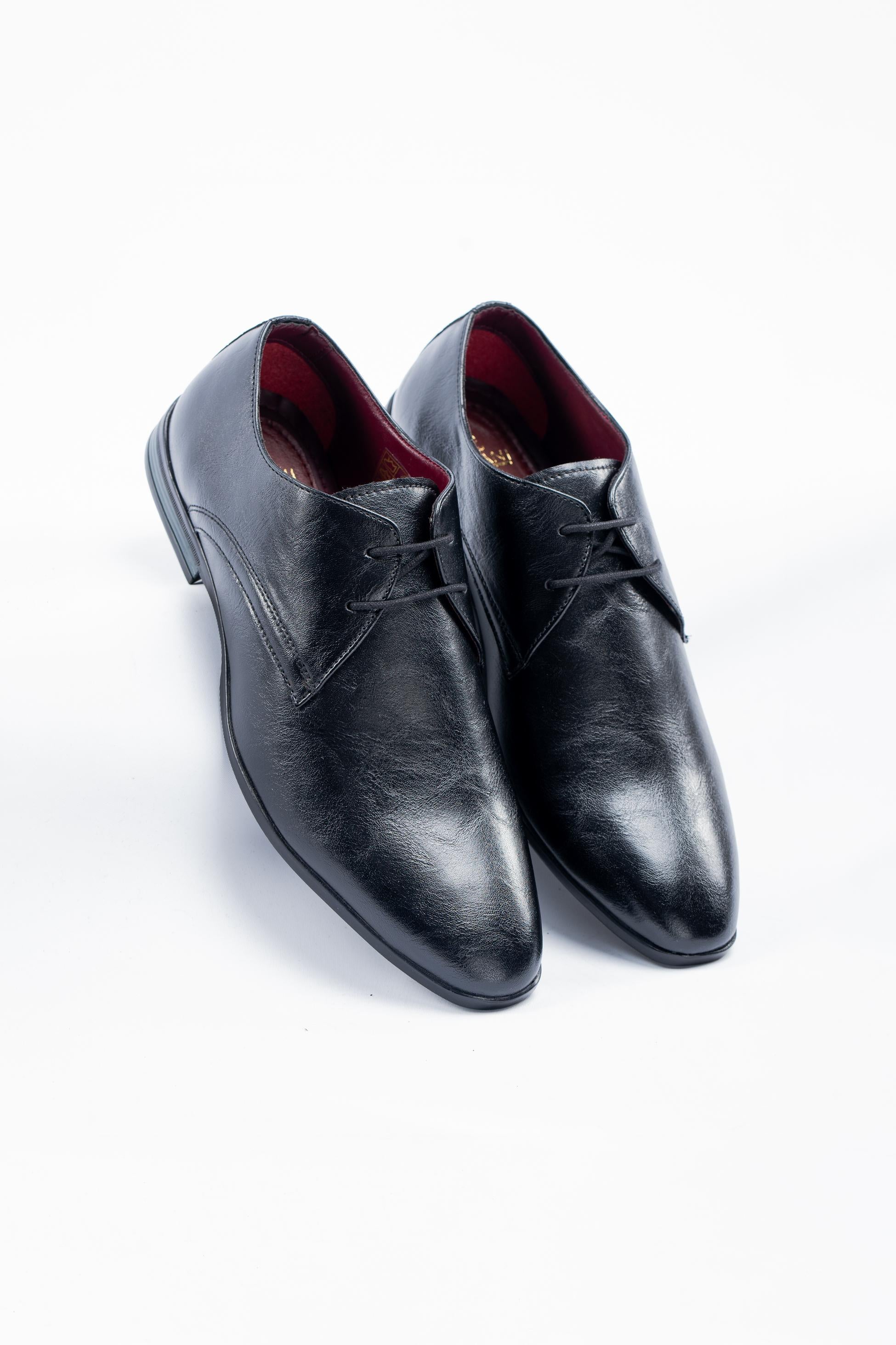 Chaussures Derby à Lacets pour Homme - MALPI Black - Noir