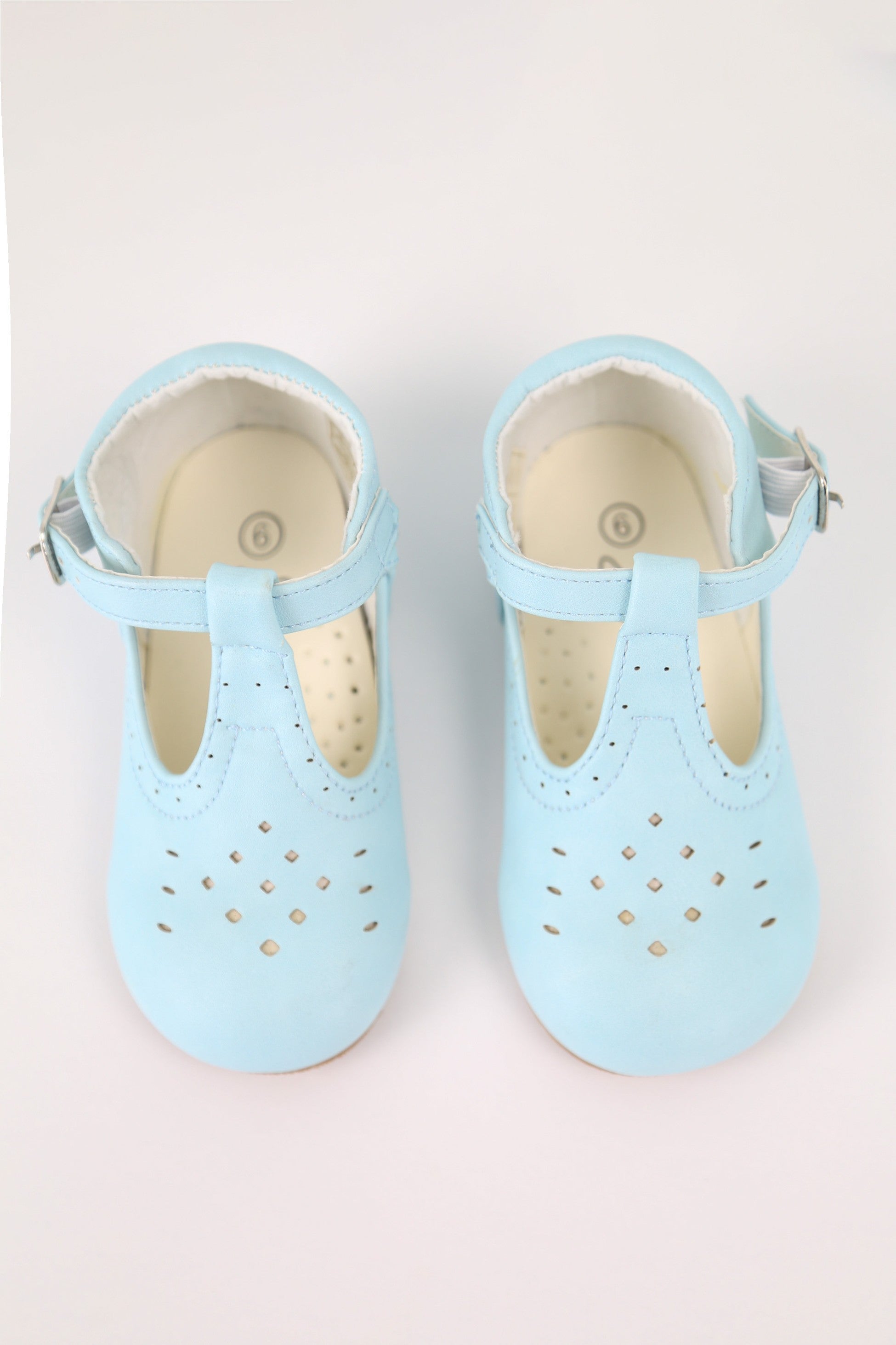 Chaussures Mary Jane à Boucle Unisexe pour Enfants - AARON - Bleu Bébé