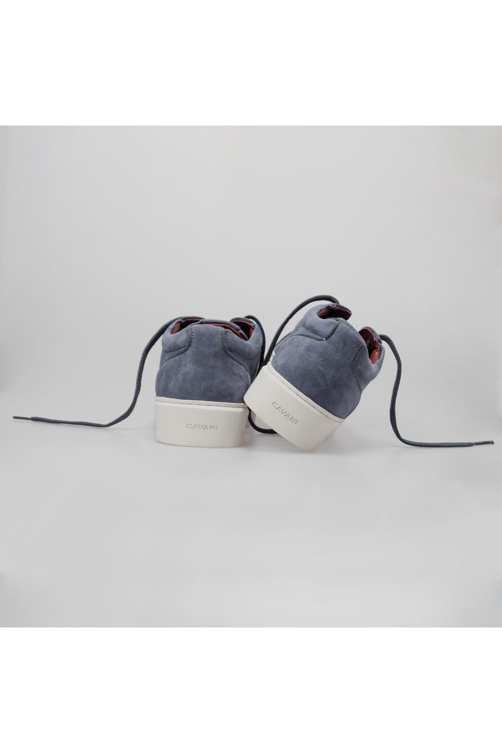 Sneakers à Lacets à Semelle Épaisse pour Homme - Bleu Acier