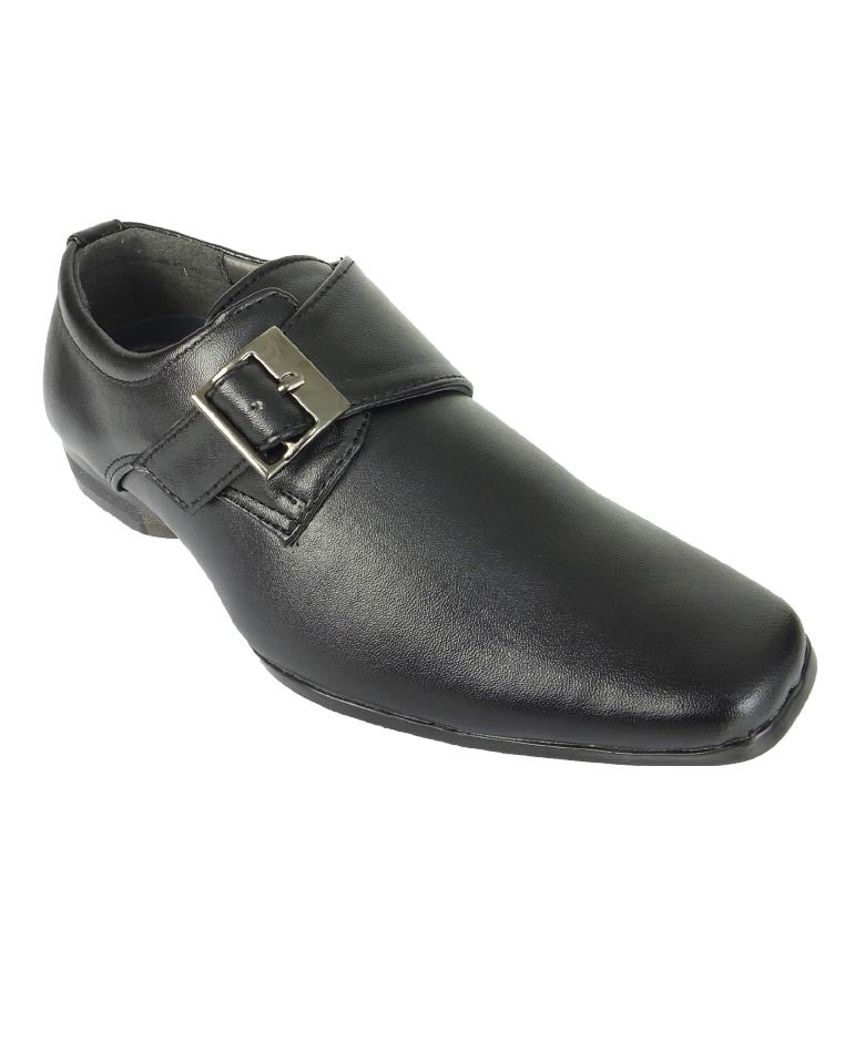 Jungen Schwarze Monk Schuhe - ALDWYCH - Schwarz