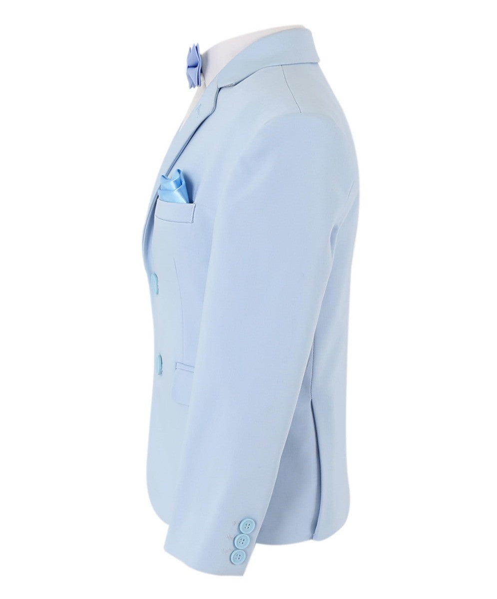 Boys Slim Fit Formal Blazer - KANE - Baby Blue