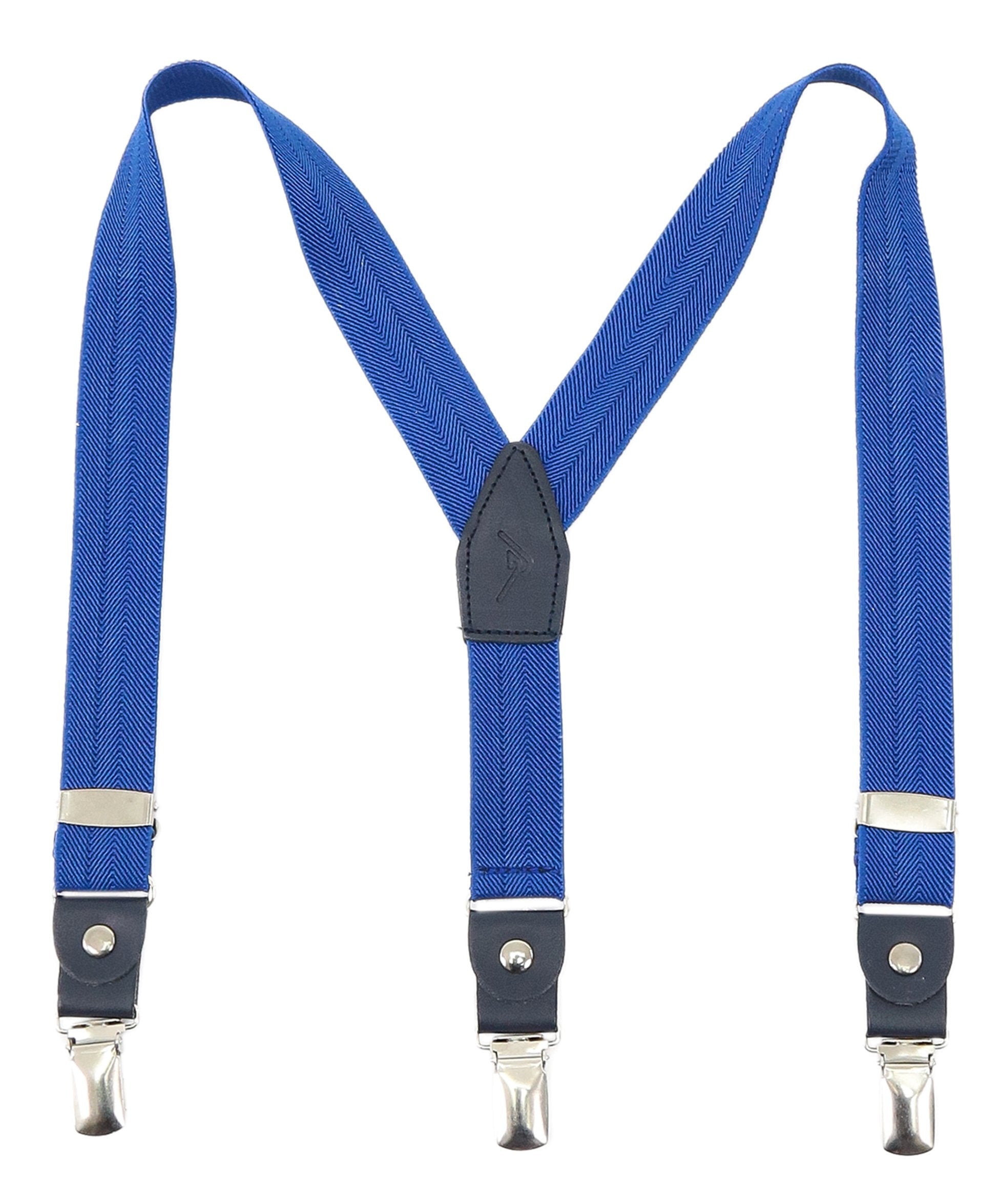 Boys Adjustable Y-Shape Suspenders - Royal Blue