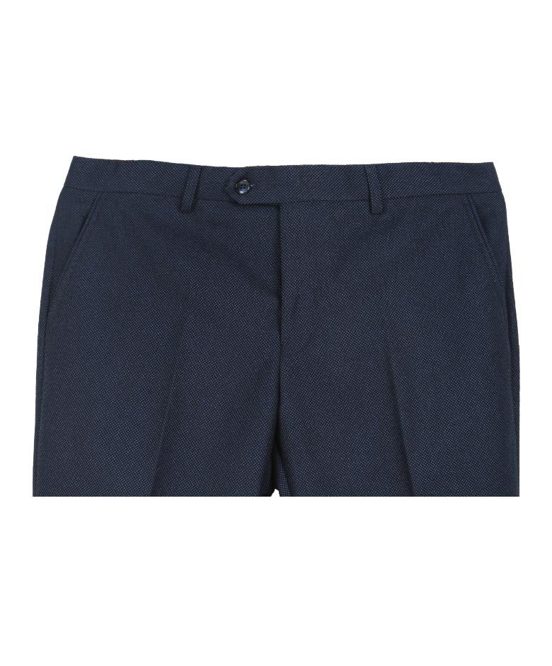 Paul Andrew Herren Arthur Textuformale Hose - Marineblau