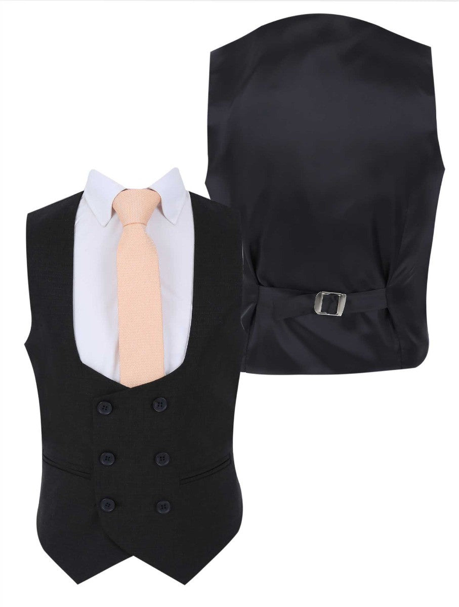 Costume Noir Slim Fit pour Garçons - Alvarez - Noir