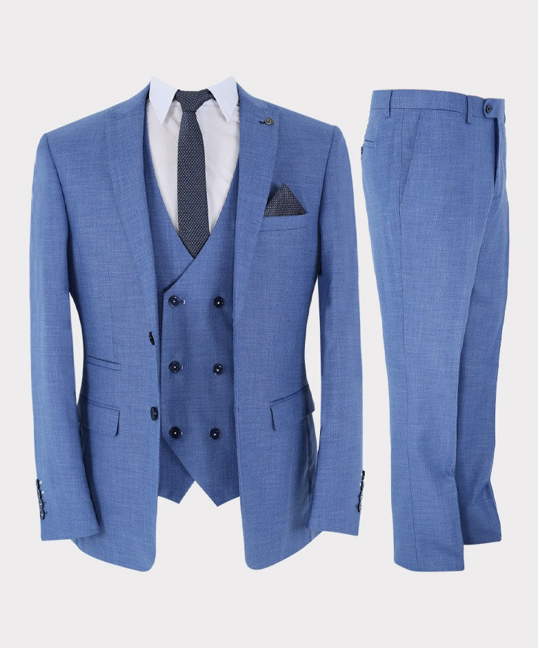 Costume Bleu Clair Tailleur pour Homme - JAYDEN - Bleu