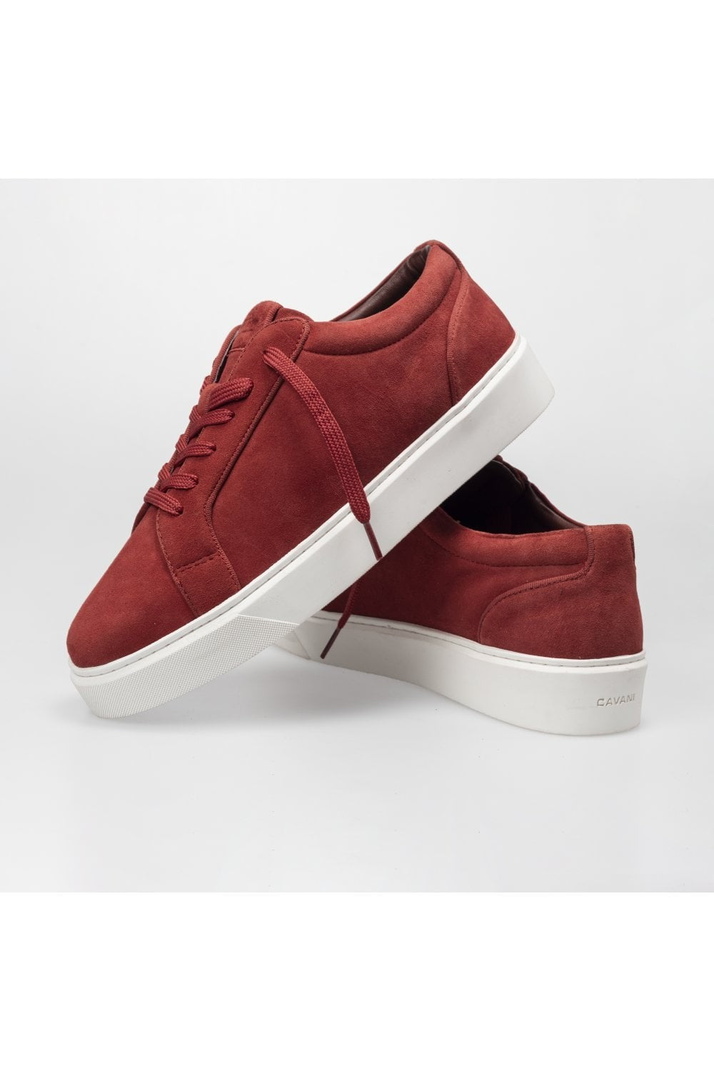 Sneakers à Lacets à Semelle Épaisse pour Homme - Rouge