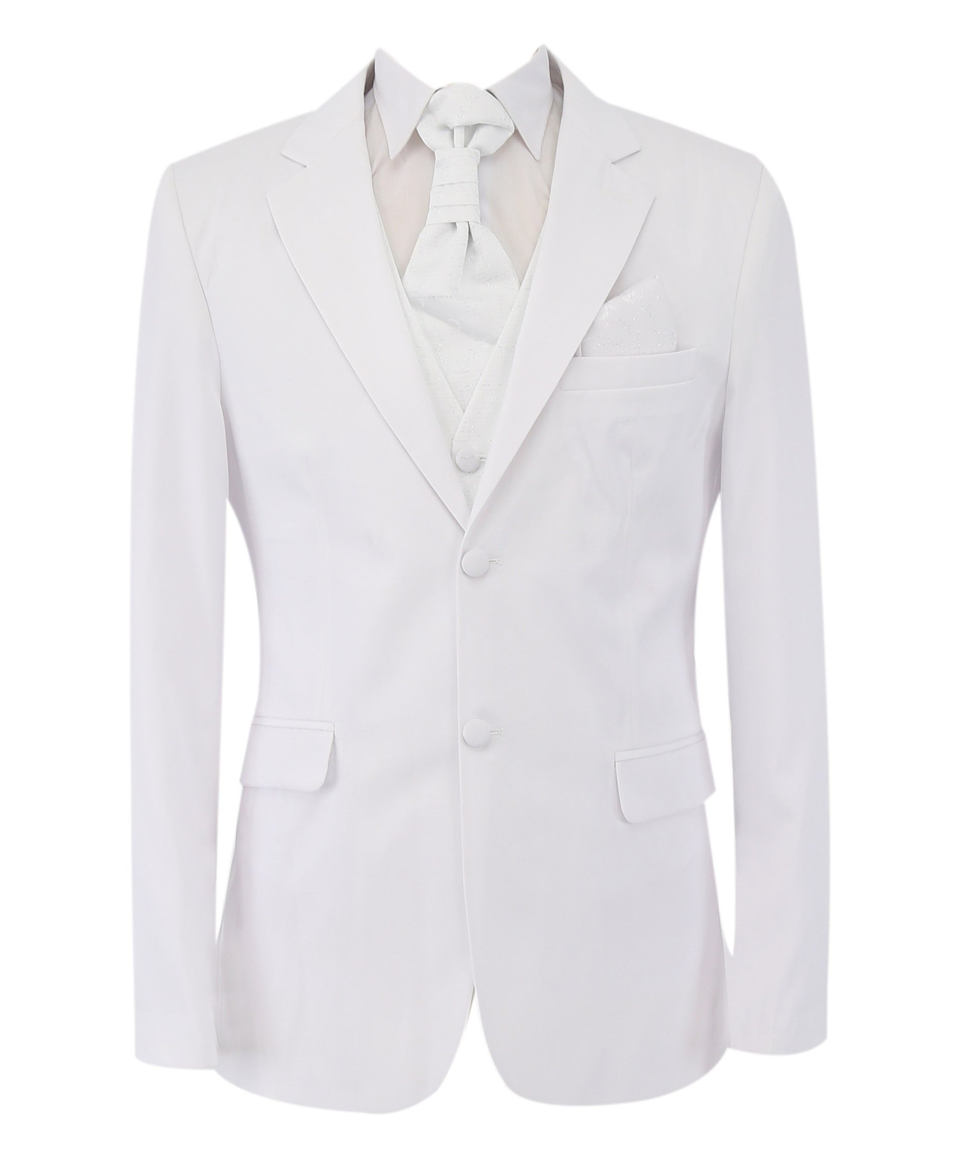 Men's Slim Fit Formal Suit Set - Gorgeous - White