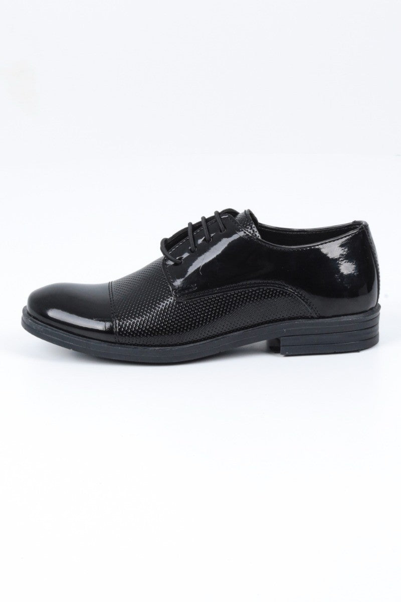 Chaussures Derby Vernies Noires pour Garçons - UTAH - Noir