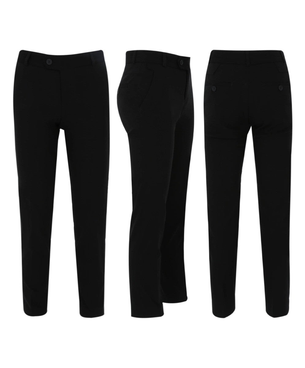 Costume à Pois Slim Fit Noir pour Garçons - Avagadro - Noir