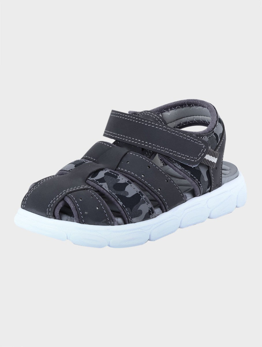 Jungen Casual Trekking Sommersandalen - Grau