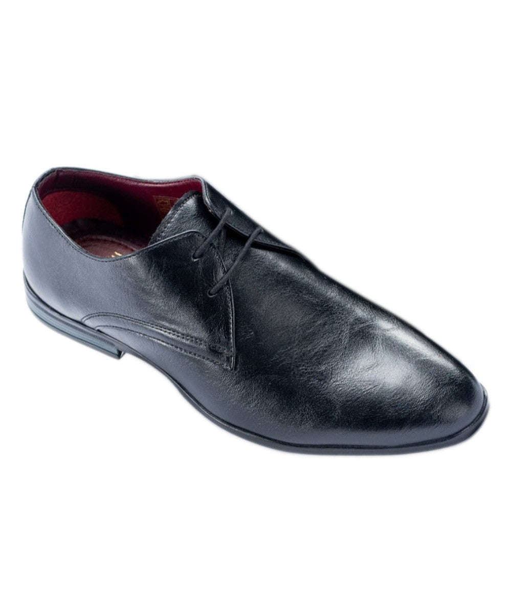 Herren Schnürsenkel Derby Dressschuhe - MALPI Schwarz - Schwarz