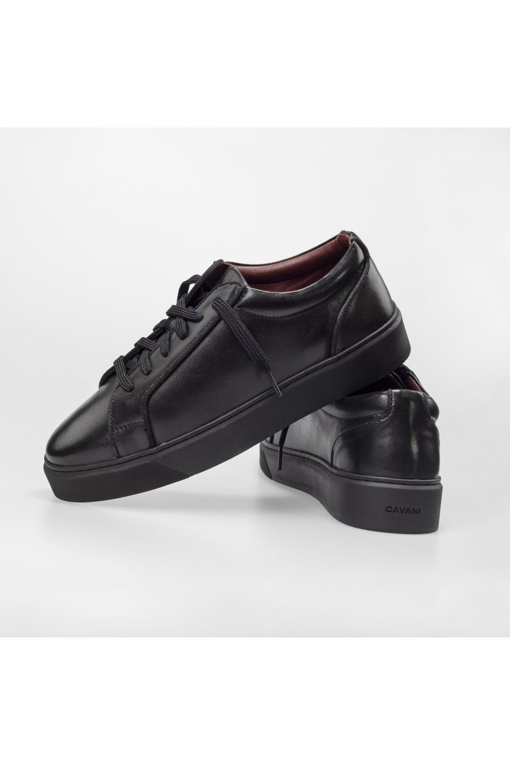 Herren Sneaker mit dicker Gummisohle - Schwarz