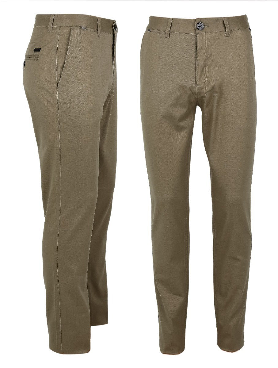 Herren Casual Baumwoll Chino - DAKOTA - Beige