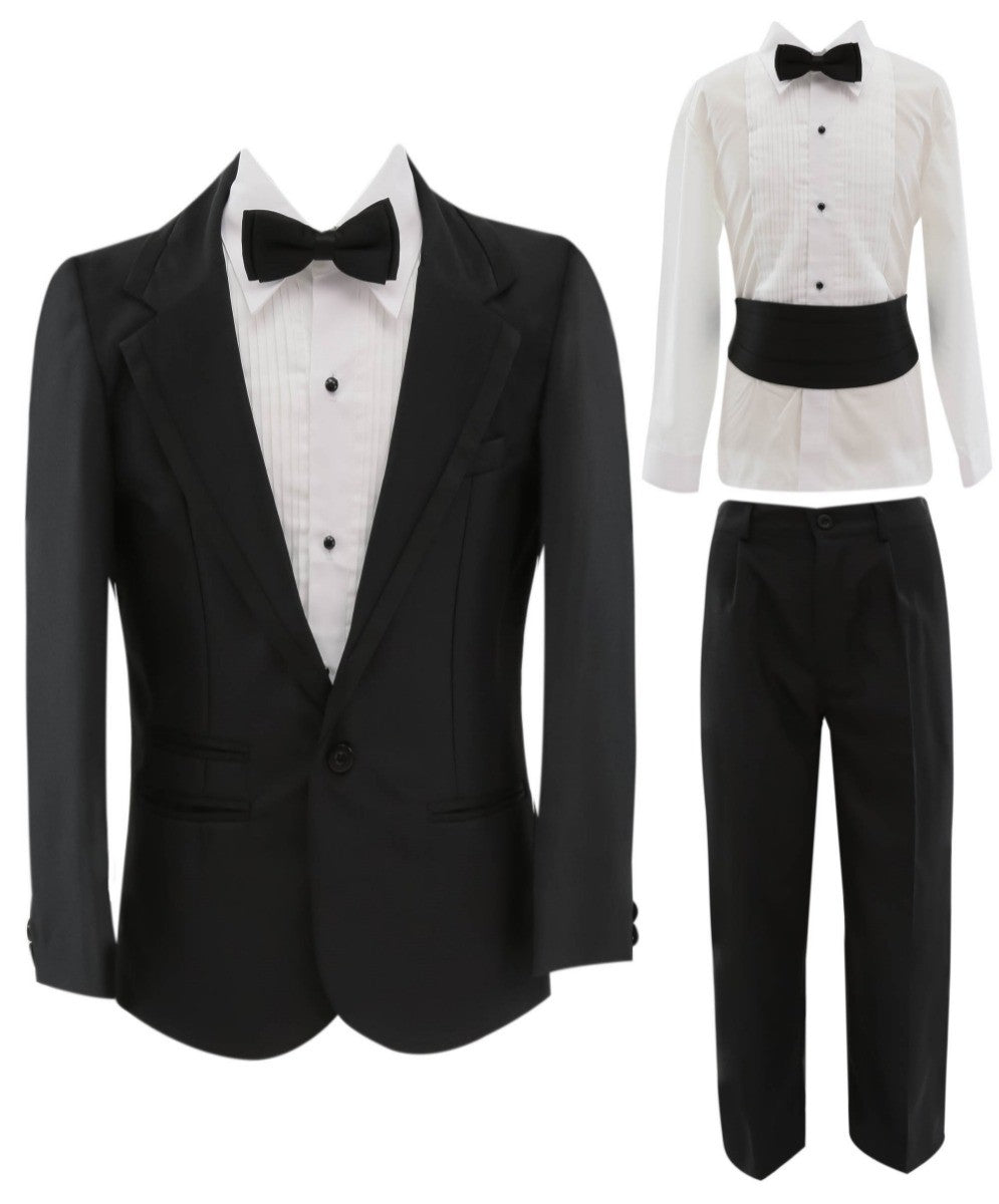 Jungen Tuxedo Anzug-Set - Schwarz