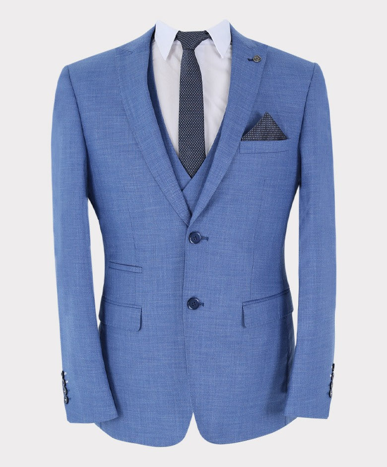 Costume Bleu Clair Tailleur pour Homme - JAYDEN - Bleu