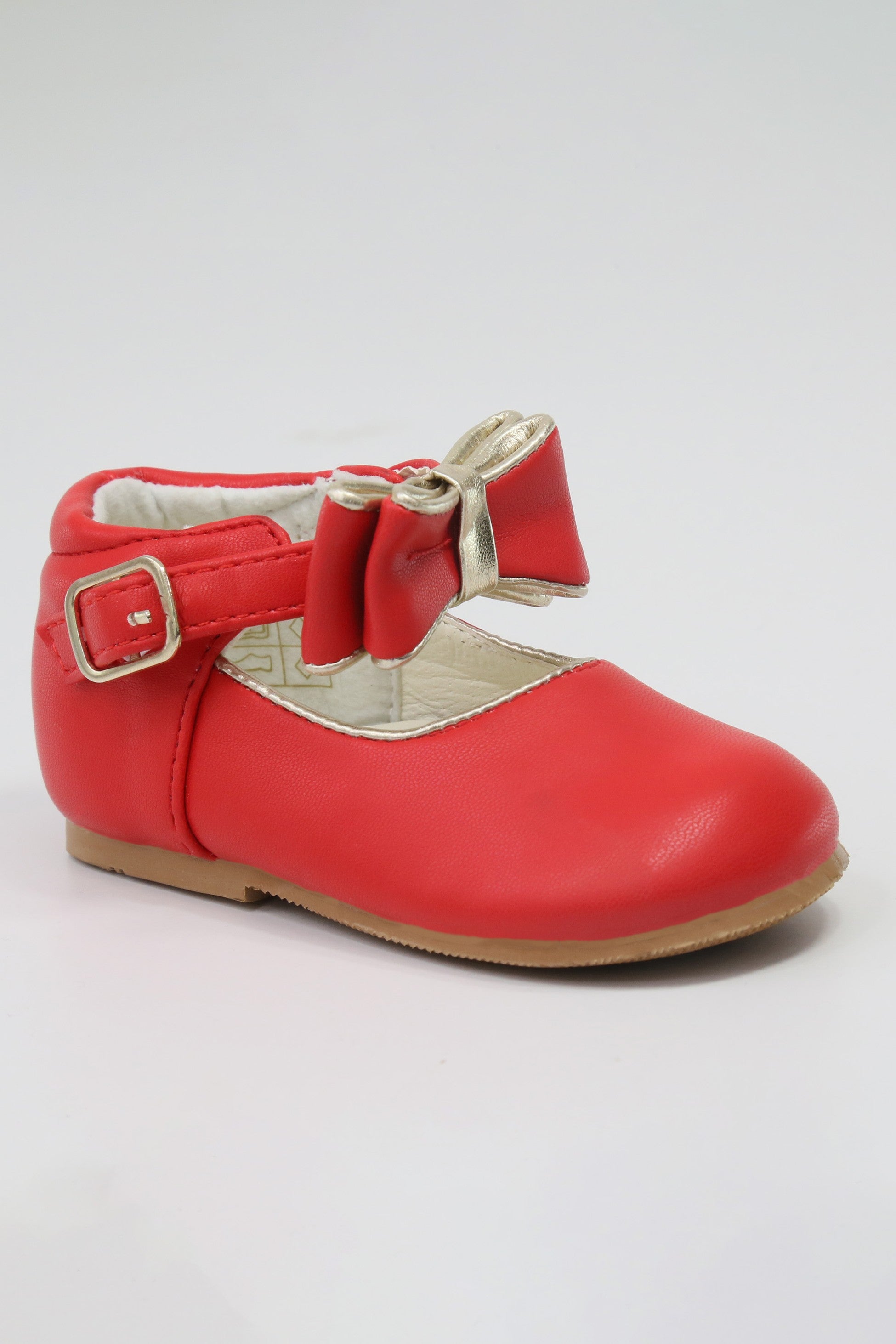 Chaussures à Boucle Chic pour Bébés Filles - SKY - Rouge