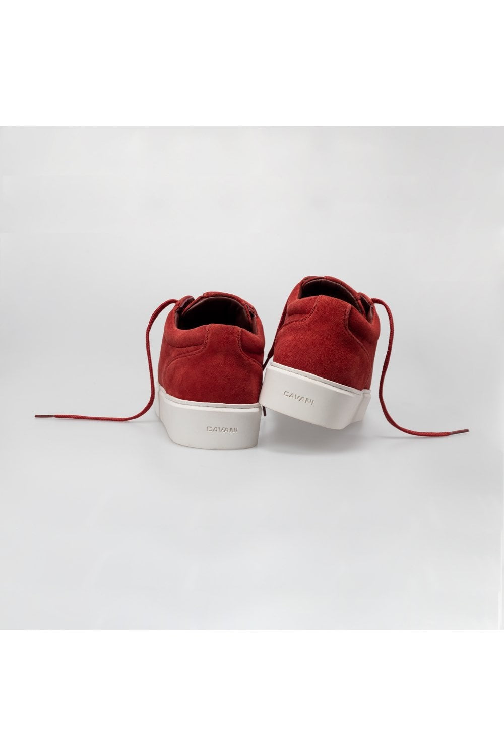 Sneakers à Lacets à Semelle Épaisse pour Homme - Rouge