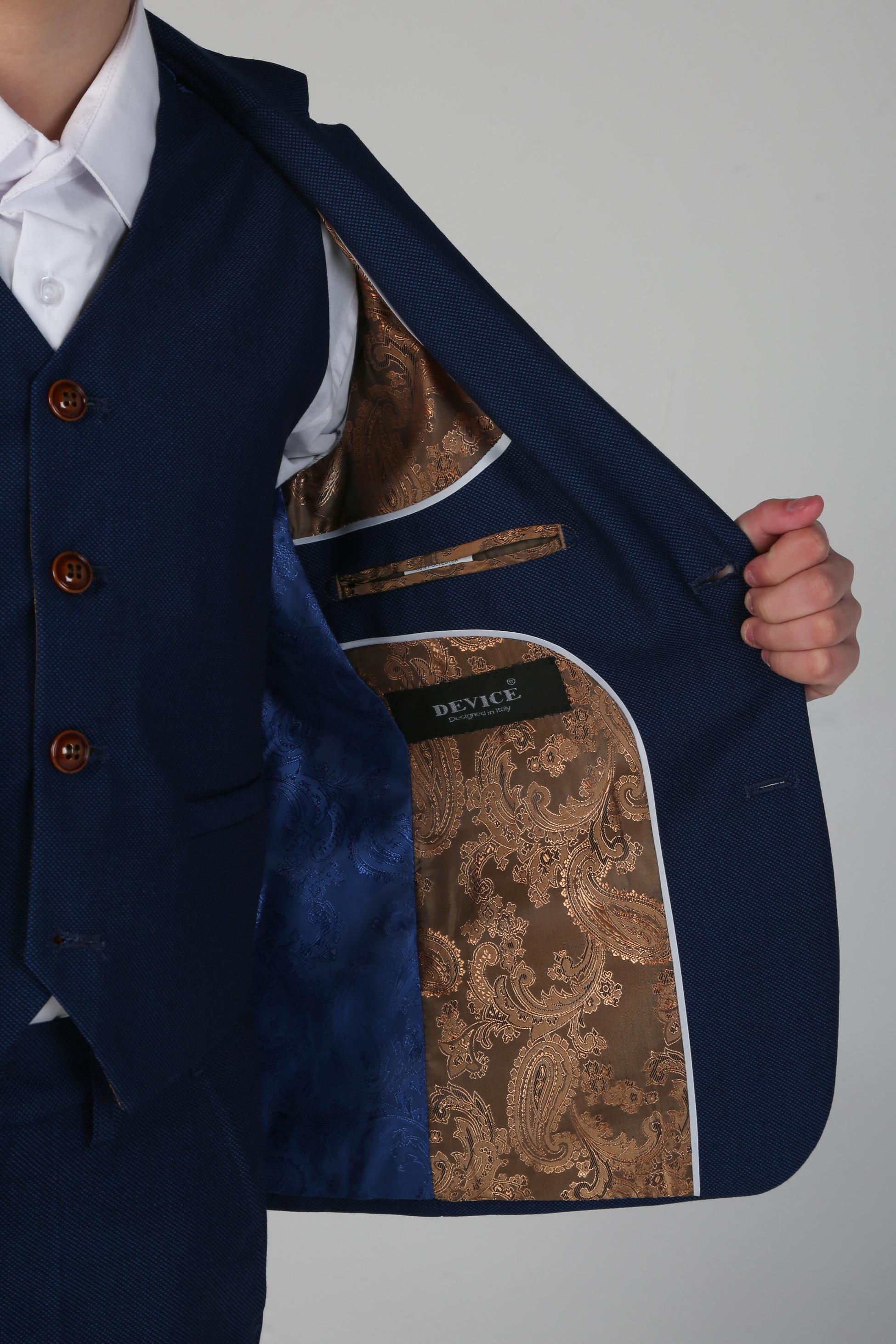 Costume Bleu Tailored Fit pour Garçons - MAYFAIR - Bleu Royal